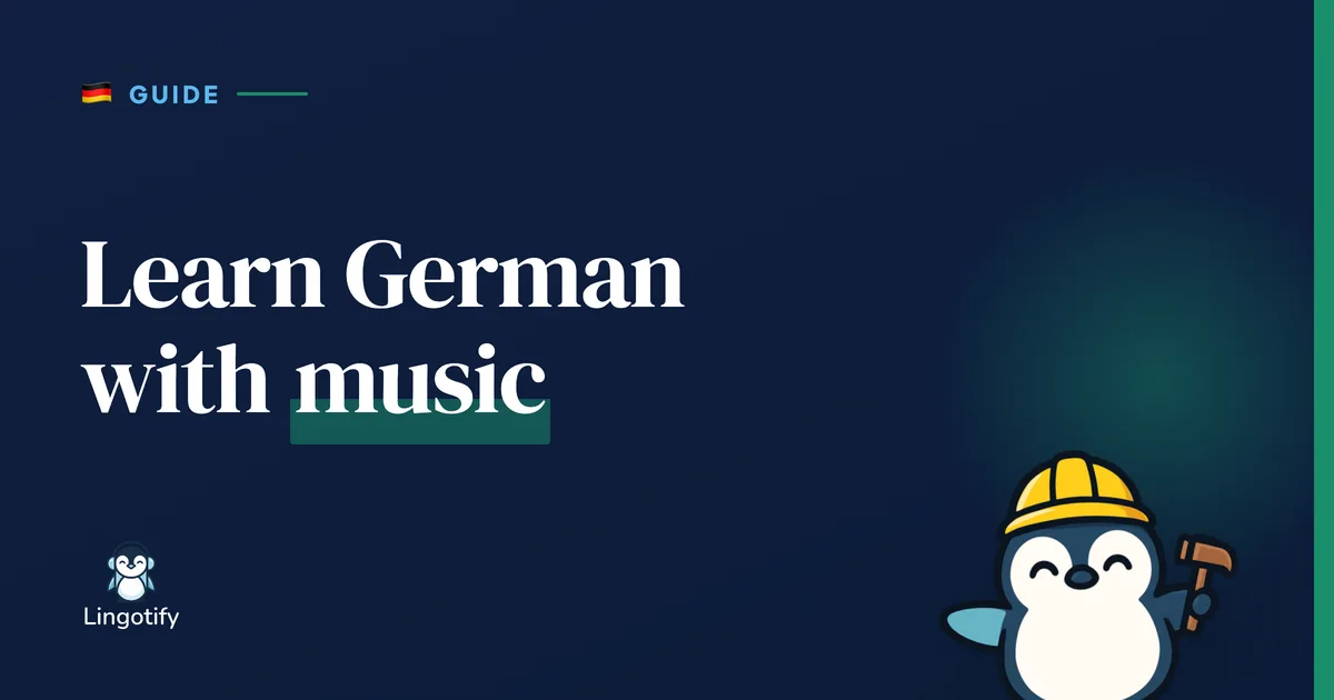 Learn German with music: how melody makes der, die, das stick, illustrated cover