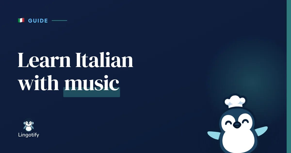 Learn Italian with Music: The Language Opera Was Built For, illustrated cover